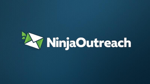 NinjaOutreach Logo (Deep Blue Background)