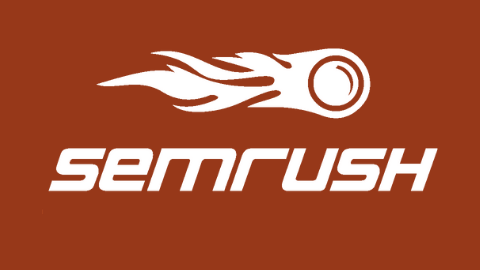 SEMrush Logo (Dark Orrange Background)