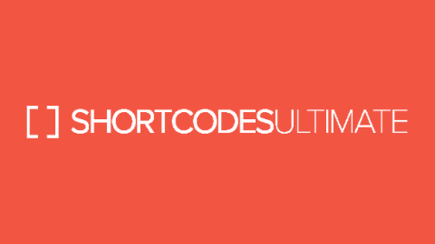 Shortcodes Ultimate Logo (Dark Red Background) (1)