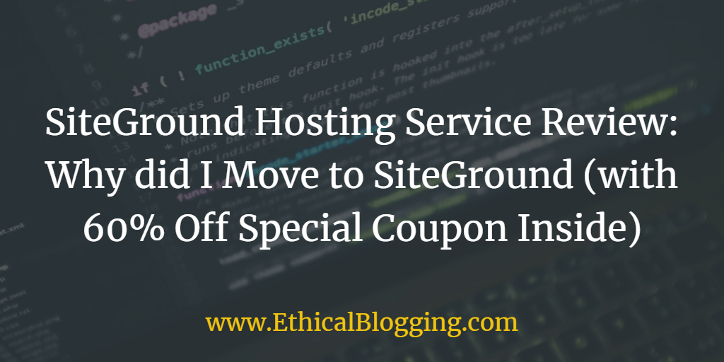 SiteGround Hosting Service Review Featured Image