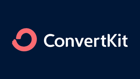ConvertKit Logo (Dark Blue Background)